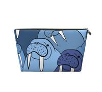 Muro de morsa, Bolsa de Maquillaje Bolsa de cosméticos Bolsa de artículos de tocador de Viaje portátil Bolsa de artículos de tocador