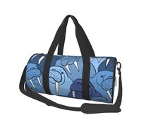 Muro de morsa, Bolsa de Viaje de Gran Capacidad, Bolso Redondo, Bolsa de Viaje Deportiva, Bolsa de Mano, Bolsa de Fitness