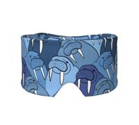 Muro de morsa,Máscara para ojos con bloqueo de luz y protección ocular completa para dormir, orejeras y ojos.
