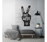 Livingwalls WTD 398291 - Papel pintado fotográfico (1,59 x 2,80 m), color blanco y negro