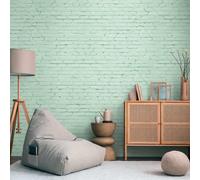 Muro De Piedra Papel Tapiz En Diseño De Loft Y Un Gran Patrón Repetido