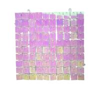 Muro Fotográfico para Fiestas Lote de 12 tableros Cuadrados Lentejuelas con Brillo Dorado y Plateado for Pared, Ideales for Bodas, Fiestas cumpleaños decoración Bienvenida(Camo Pink)