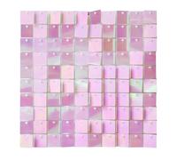 Muro Fotográfico para Fiestas Paneles de Fondo Pared con Brillo Plateado, 12 o 18 Paneles, Fondos Lentejuelas Cuadrados for Bodas, Despedidas Soltera y(Pink,12 pcs(3FTx4FT))