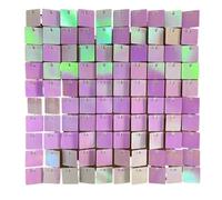 Muro Fotográfico para Fiestas Paneles de Lentejuelas 3D Cuadrados, 6, 18 y 24 Unidades, for decoración Pared, hogar, Oficina, Bodas, cumpleaños, Fiestas, 30 x cm(Colorful Pink,6 Pcs)