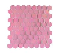 Muro Fotográfico para Fiestas Paneles de Lentejuelas Brillantes hexagonales for Fondo Fotos, 8, 12 y 18 Unidades, for Decorar Paredes, cumpleaños, Bodas Fiestas(Dreamly Pink,12 Pieces)