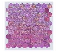 Muro Fotográfico para Fiestas Paneles de Lentejuelas Brillantes hexagonales for Fondo Fotos, 8, 12 y 18 Unidades, for Decorar Paredes, cumpleaños, Bodas Fiestas(Pink,12 Pieces)