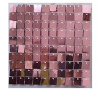 Muro Fotográfico para Fiestas Paneles de Pared Brillantes for Fiestas, decoración for habitación niñas, cumpleaños, graduación, Boda(Mirror Pink,12pcs)