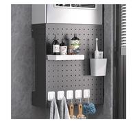 Muro Panel Perforado Para Herramientas Kit Organizador De Tablero Perforado, Protector Contra Salpicaduras De Cocina Con Accesorios, Estante De Almacenamiento For Montaje En Pared, Tablero Con Orifici