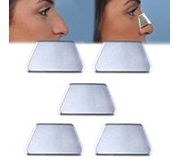 MUROCEA Férulas nasales de aluminio, protector de soporte nasal externo para rinoplastia, septoplastia, fractura de nariz, otorrinolaringología, inmovilización ortopédica, plateado (L)