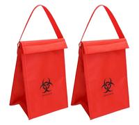 MUROCEA Med - Bolsa de transporte para muestras, enfriador aislado de riesgo biológico para clínica y laboratorio, bolsa reutilizable para muestras con asa, 7 pulgadas de largo x 6 pulgadas de ancho x