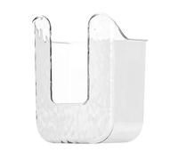 Muroes Organizador de montaje de montaje - Dispensador de tejidos | Caja de tejido montado en la pared | Fácil eliminación del soporte de la caja de tejidos montados en toallitas | Soporte de cajas de