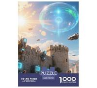 Muros de la Ciudad de Dubrovnik 1000 Piezas Impresionante Puzzle Edificio Puzzle Inteligencia Juguete Regalo Creativo para La Relajación Desafíos Extra Divertidos Educati