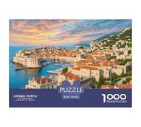 Muros de la Ciudad de Dubrovnik 1000 Piezas Rompecabezas Familiar Edificio Puzzle Inteligencia Juguete Entretenimiento Creativo Diversión Educativo 7