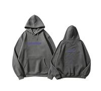MURQ AMORTAGE Álbum Sudadera con Capucha Póster High Street Y2K Sudadera de algodón Unisex for Uso Diario(A Gray,S)