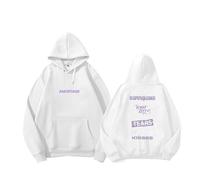 MURQ AMORTAGE Album Sudadera con Capucha Sport High Street Sudadera de algodón Unisex for Uso Diario(A White,XL)