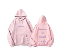 MURQ AMORTAGE Album Sudadera con Capucha Sport High Street Sudadera de algodón Unisex for Uso Diario(A Pink-Fleece,S)