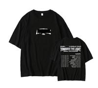 MURQ Camiseta AZ Concert Towards The Light 2025 Tour Support Camiseta Estampada de algodón Unisex(Black,L)