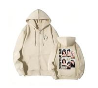 MURQ Show What I Am Póster Sudadera con Capucha Álbum High Street Camisas Unisex de Tela de algodón con Cremallera(B Beige-Fleece,XXL)
