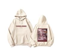 MURQ Tunnel Vision Album Sudadera con Capucha Worldtour High Street Poster Sudadera Deportiva de algodón Unisex(A Beige-Fleece,4XL)