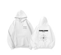 MURQ Tunnel Vision Album Sudadera con Capucha Worldtour High Street Poster Unisex Algodón Linda Sudadera(A White,L)