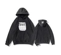 MURQ Tunnel Vision Album Sudadera con Capucha Worldtour Impreso Merch Vintage Sudadera Lavada(E Washed,2XL)