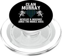 Murray Clan Escocés Nombre Escudo De Armas Tartán Fiesta Familiar PopSockets PopGrip para MagSafe