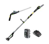 Murray IQ18PSHK 18V Li-Ion Sin cordón de 20cm Sierra Telescópica y el Cortasetos de 41 cm, Kit 2-en-1, Powered by Briggs & Stratton, 5.0AH batería y Cargador Incluido, Tubo Telescópico, 1688106