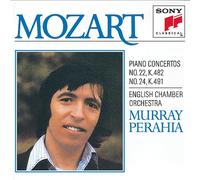 Murray Perahia Mozart: Piano Concerti No. 22, K. 482 & No (CD) (Importación USA)