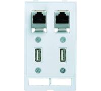 Murrelektronik - Interfaz del panel frontal 4000-68000-0970000 2 x 2 x rj45 + usb del uso b/cubierta para la tecnología de la comunicación