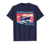 Murrells Inlet SC Sportfishing Yate Deep Sea Peces de agua salada Camiseta