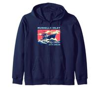 Murrells Inlet SC Sportfishing Yate Deep Sea Peces de agua salada Sudadera con Capucha