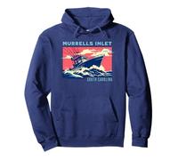 Murrells Inlet SC Sportfishing Yate Deep Sea Peces de agua salada Sudadera con Capucha