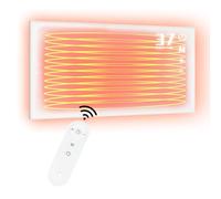 Mursche Calefactor Bajo Consumo Calentador de Infrarrojos 450W Estufas Electricas Bajo Consumo de Pared Ahorro de Energía Calentador Eléctrico de Pared