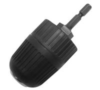 Murtenze Adaptador de conversión de portabrocas sin llave de 1/2 pulgada, capacidad de sujeción de 2.0-13 mm, portabrocas sin llave con vástago hexagonal de 1/4 pulgadas (montaje de 1/2-20UNF)