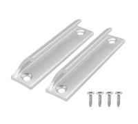 Murtenze Paquete de 2 tiradores de elevación de marco de ventana, tiradores de dedo central de 3 pulgadas, tiradores de aleación de aluminio, tiradores de cajón para ventana corrediza, armario de