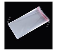 MURUI Dz 1000 unids 10 cm de Ancho Bolsas de plástico de plástico Transparente OPP Transparente Poly Candy Navidad Joyería de Regalo Embalaje Bolsa de Embalaje Y1109