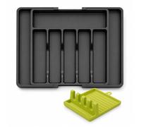MURUMA Organizador Cubiertos para Cajón Cubertero Extensible 33,5-57 cm