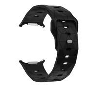 MURVE Bandas transpirables compatibles con Galaxy Watch 7 Ultra Band 47 mm Correa deportiva de silicona para Galaxy Watch Ultra Hombres Mujeres Correas de reloj(Black)