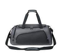 MURVE Bolsa de deporte para gimnasio, viajes, seco y húmedo, multifunción, para natación, hombro, bandolera, bolsa de viaje al aire libre, bolsa de lona, gris, Talla única