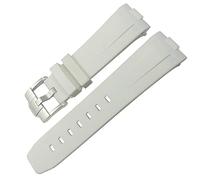 MURVE Correa de goma para reloj de pulsera, 23 mm, 22 mm, 24 mm, para Tudor Heritage Black Bay Bronce, Pelagos, negro, rojo, resistente al agua, 22mm Black buckle, Ágata