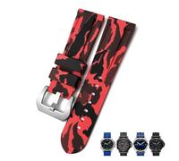 MURVE Correa de reloj de goma de 22 mm, 24 mm y 26 mm, para sumergible correa deportiva impermeable y colorida de camuflaje, 24mm, Ágata