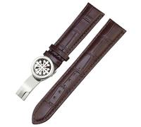 MURVE Correa de reloj de piel auténtica de 19 mm, 20 mm, 21 mm, 22 mm, para Patek Philippe Aquanaut PP 5167A, correa de reloj de piel vacuna con hebilla de mariposa, 22mm, Ágata