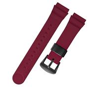 MURVE Correa de silicona para hombre Seiko 5 No. Solar SNE537 SRPA83J1 de 22 mm para buceo deportivo, 22mm, Ágata