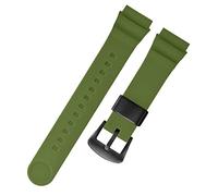 MURVE Correa de silicona para hombre Seiko 5 No. Solar SNE537 SRPA83J1 de 22 mm para buceo deportivo, 22mm, Ágata
