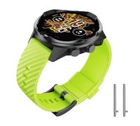 MURVE For Suunto 7 Correa de silicona suave Suunto 9 Pulsera de repuesto para hombres y mujeres Suunto 9 Baro Correa de reloj deportivo para Suunto 9 Spartan Suunto 9 Correa de reloj GPS(Green)