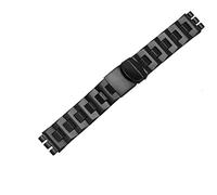 MURVE Pulsera de metal de núcleo sólido Swatch, cadena de reloj cóncava convexa, YCS Yas YGS, hierro para hombres y mujeres, correa de reloj de acero, correa de cerámica, 19mm, Ágata