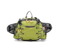 MURVE Riñonera para ciclismo, gimnasio, viajes, fitness, para mujeres y hombres, con botella de agua, bolsa de deporte, camping, senderismo, Fruta Verde, Talla única