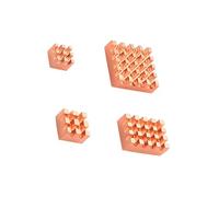 MURYE 4 disipadores de calor de latón que mejoran la refrigeración para placas de desarrollo 4B 1G 2G, radiador de refrigeración pasiva, disipación de calor