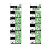 MURYE 5/10 pilas CR1220 de botón de litio de 3 V para controles remotos, relojes y batería de botón electrónica pequeña para calculadora