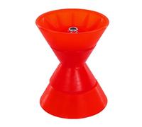 MURYE Accesorios para barco, montaje de rodillo de remolque para soporte de goma con tope de eje de 1/2 pulgadas